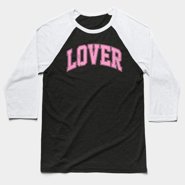 Valentines day Lover Distressed Baseball T-Shirt by Hobbybox
